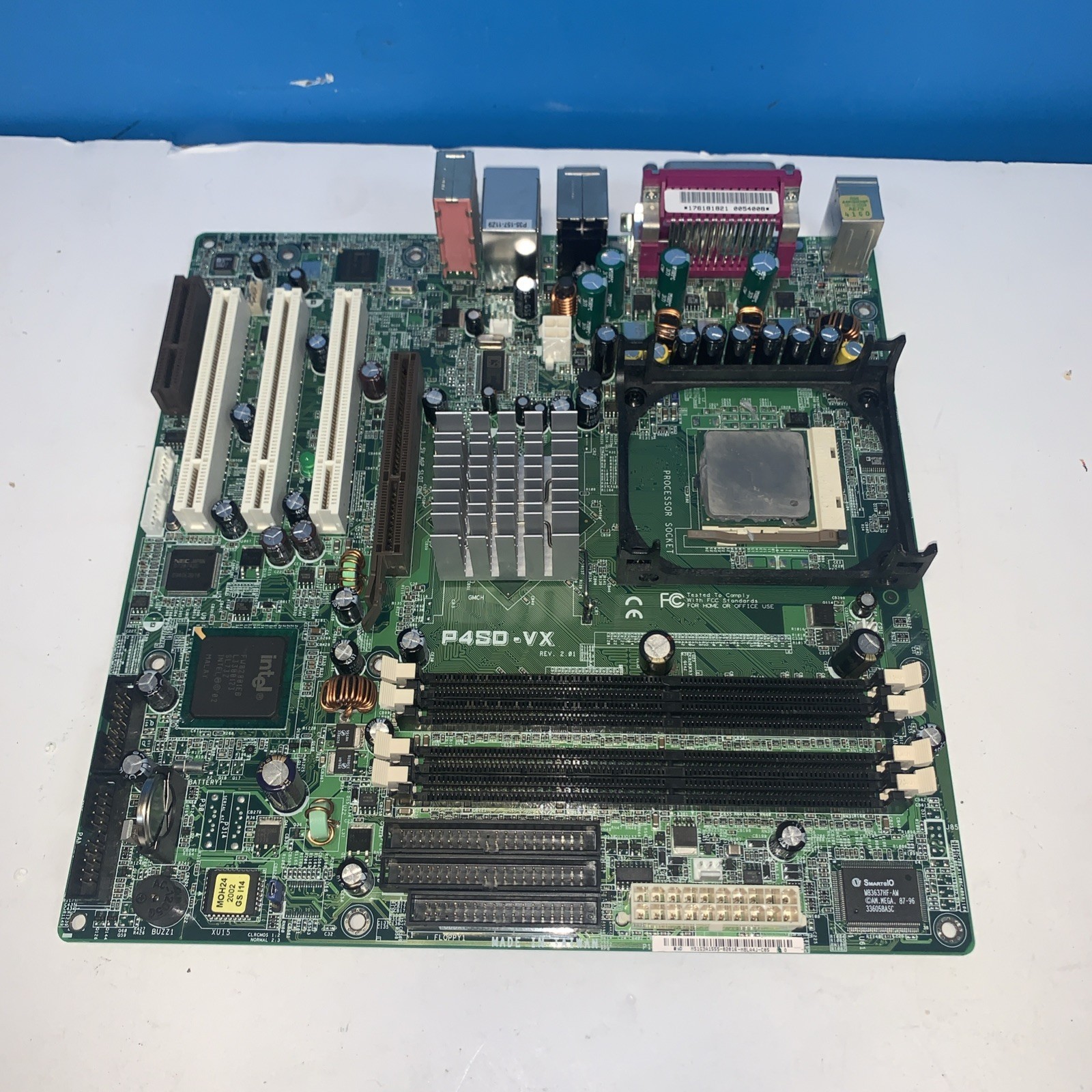 ASUS P4SD-VX Socket 478 Motherboard & Intel Pentium 4 CPU + p4 2.8GHZ