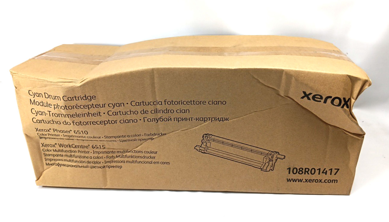 Genuine Xerox 108R01417 Cyan Drum Cartridge Phaser 6510 WorkCentre 6515