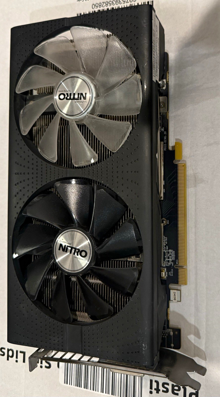 SAPPHIRE AMD Radeon RX 470 NITRO 4GB GDDR5 PCIe x16 DVI-D DirectX 12