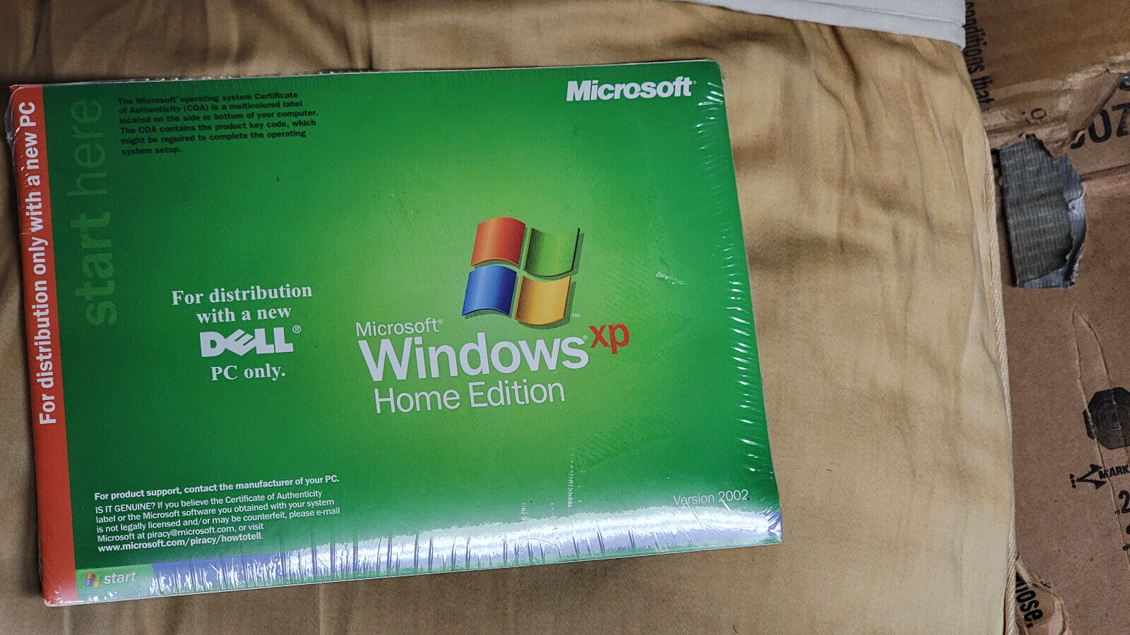 Dell Windows XP Home Edition Dell SEALED