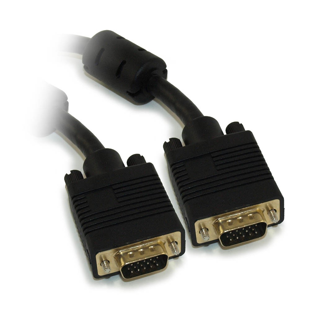 75ft Premium VGA Male/Male Triple-Shielded Cable w/Ferrites Gold Plated
