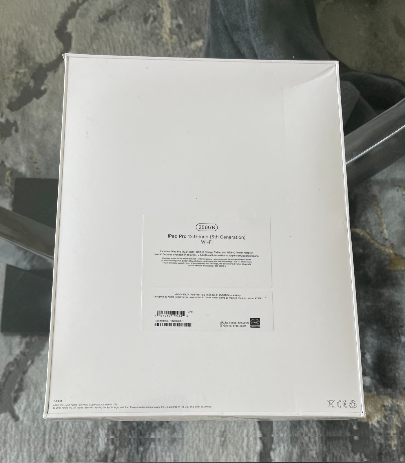 Apple iPad Pro 12.9-inch (5th gen) 256 GB, Wi-Fi, Space Gray (MHNH3LL/A)