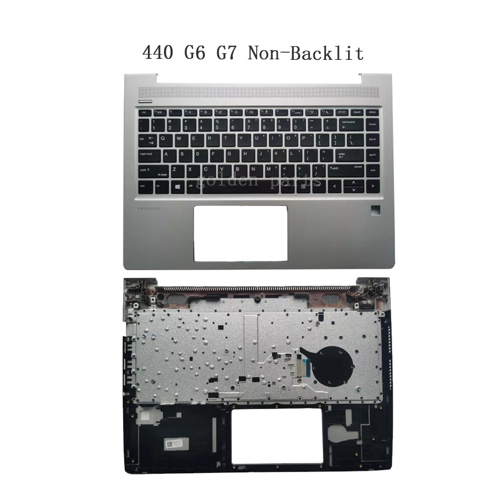 New Palmrest Upper Case w/US Backlit Keyboard For HP Probook 440 G6 L44589-001