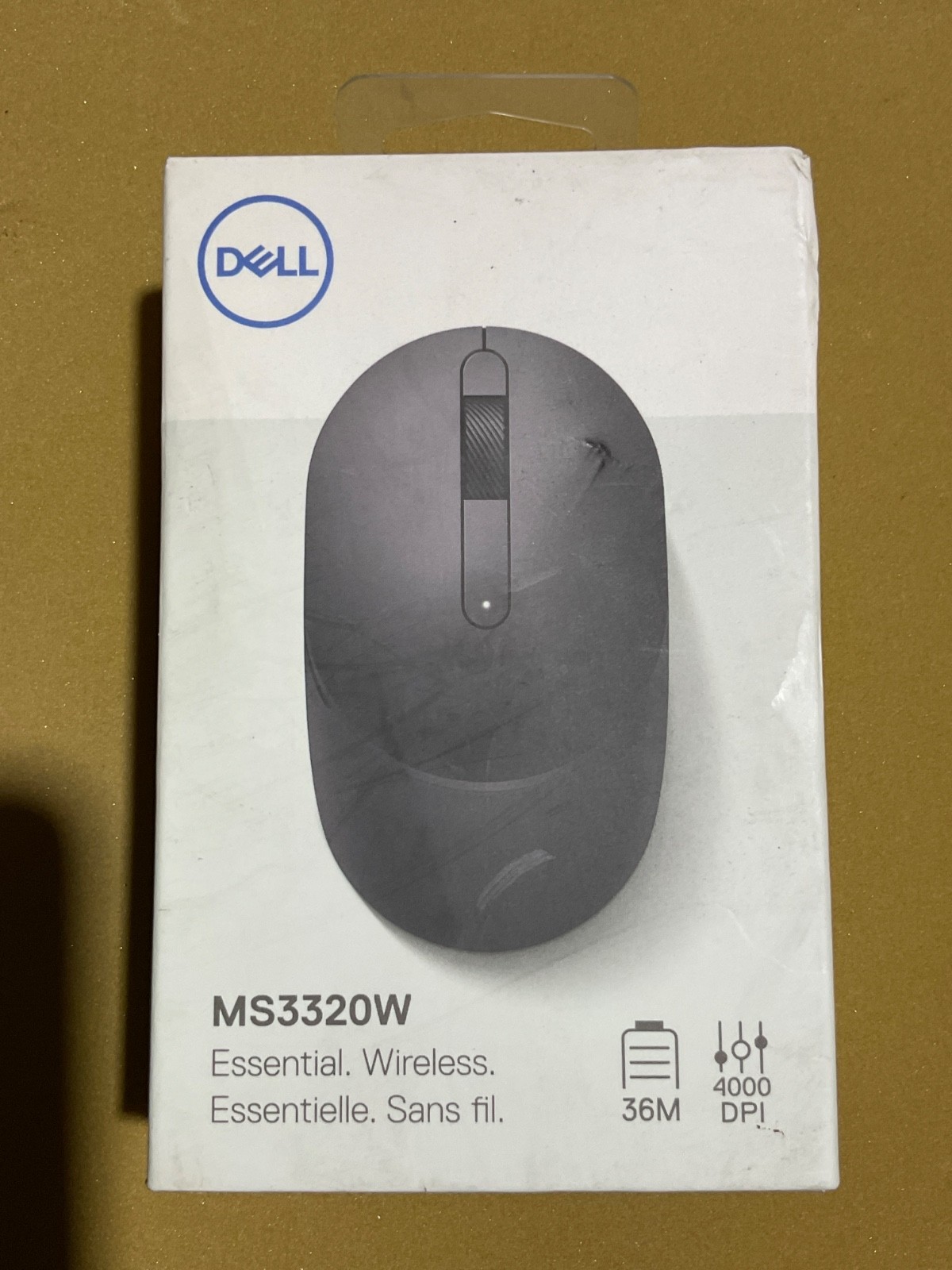 Dell MS3320W Mobile Wireless Mouse Titan Gray Genuine *SEALED*