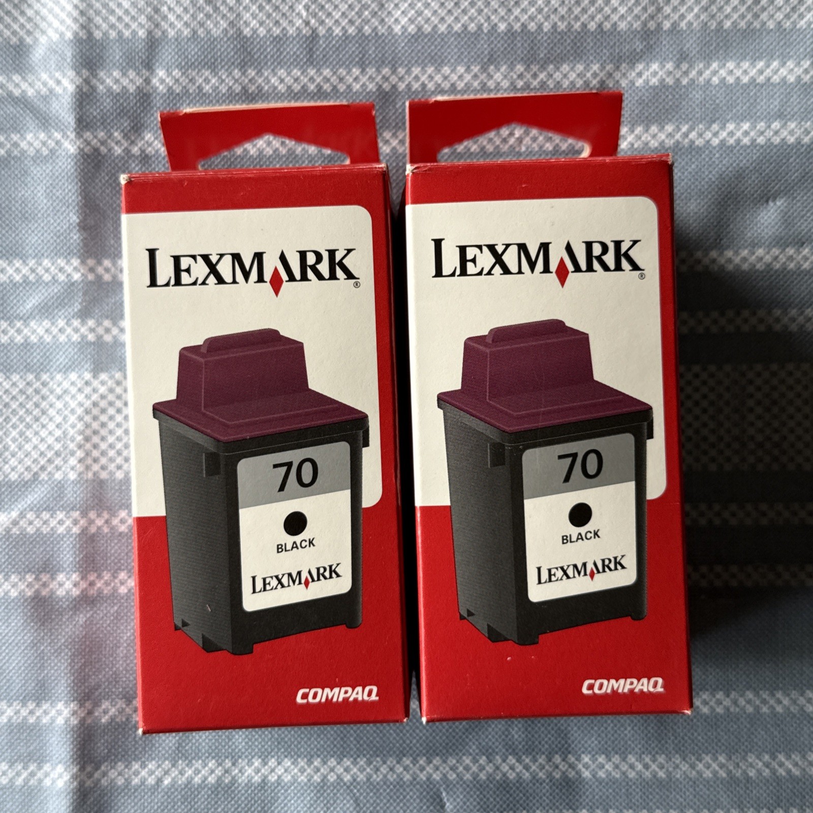 Lexmark 70 Black Print Cartridge Set Of 2