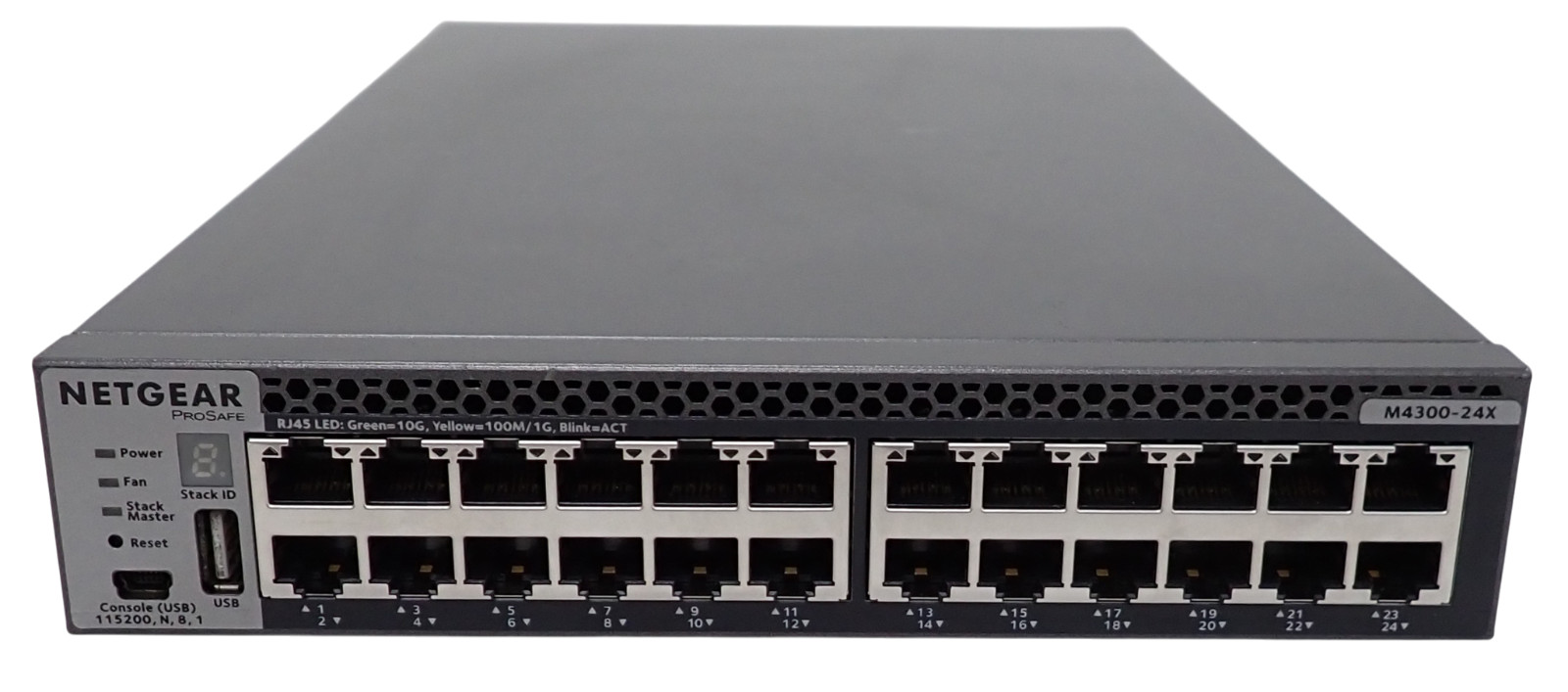 Netgear ProSAFE M4300-24X 24x 1/10GBASE-T + 4x Shared 10G SFP+ Switch XSM4324CS