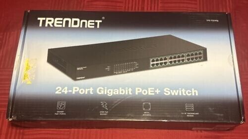 TRENDnet GREENnet TPE-TG240g 24-Port PoE+ Gigabit Switch