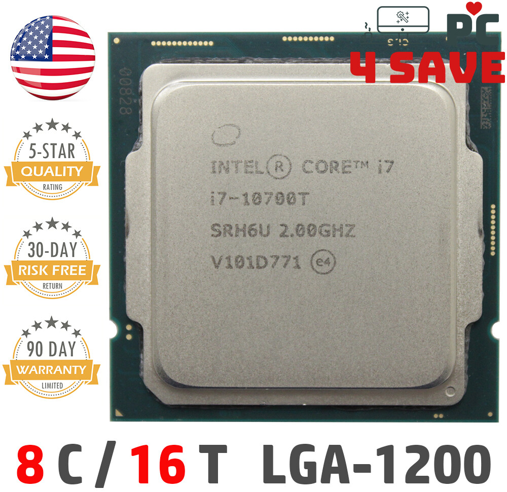 Intel 10th Gen Core i7-10700T SRH6U 2.0GHz (Turbo 4.5GHz ) 8-Core 16M LGA-1200
