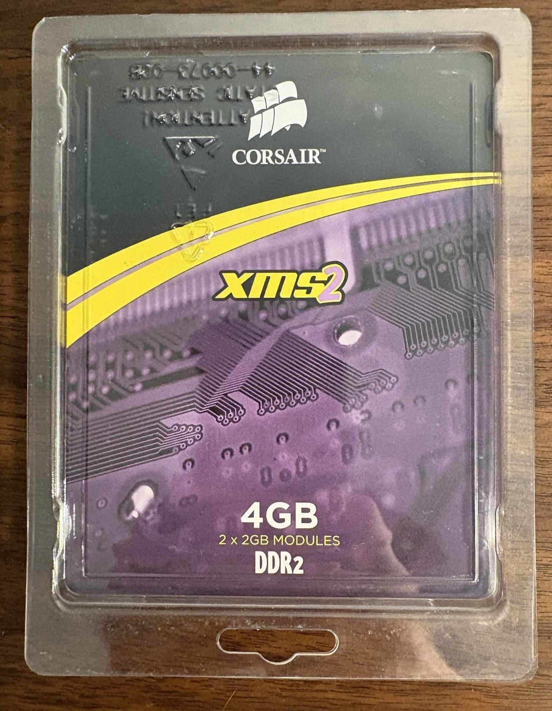 NEW - Corsair 2 GB (2 x 1GB) DIMM 800 MHz DDR2 SD RAM Memory Brand New Mint Cond