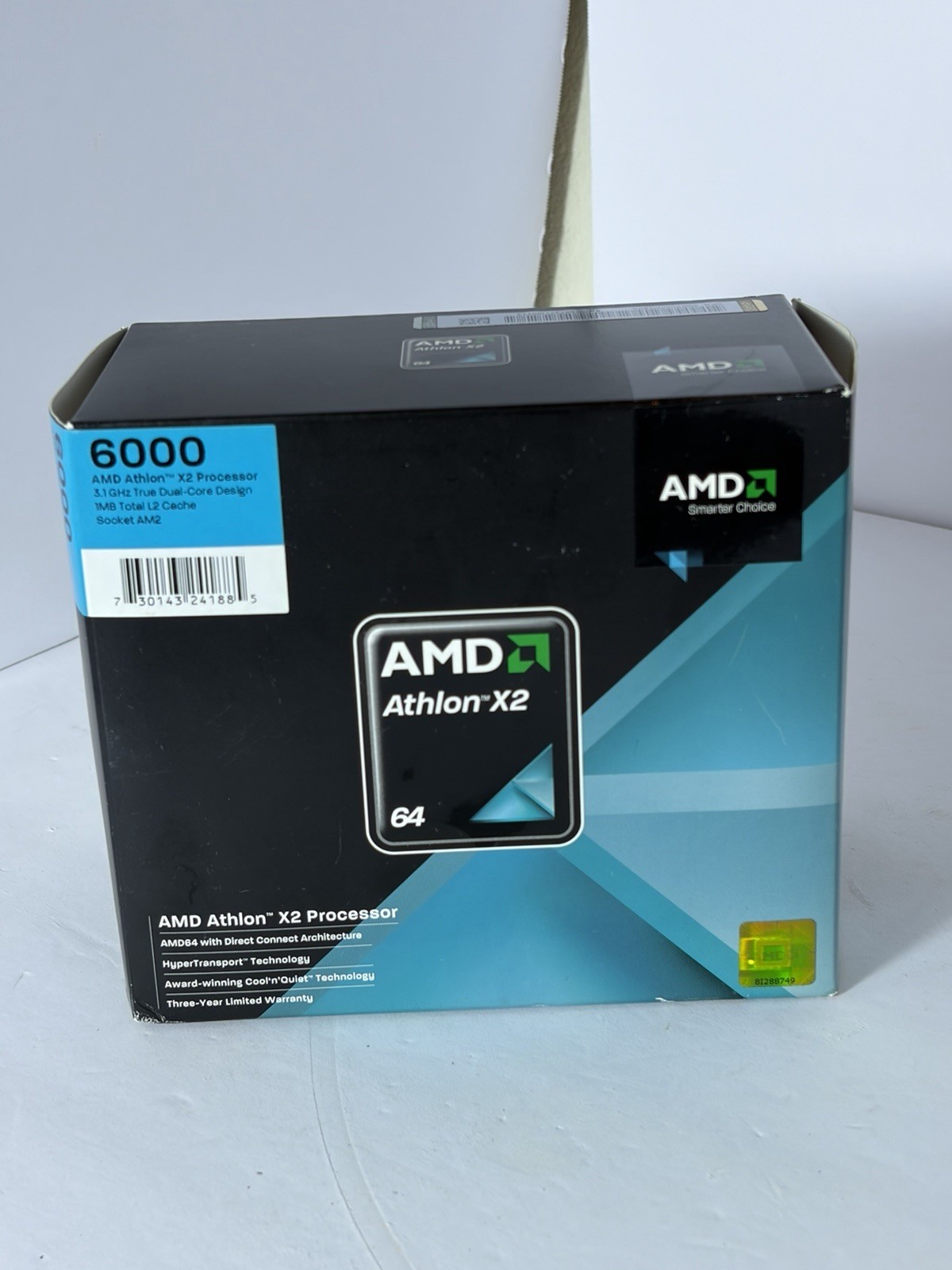 AMD Athlon 64 X2 6000+ 3.1 GHz Dual-Core Processor (Socket AM2) - New Sealed Box