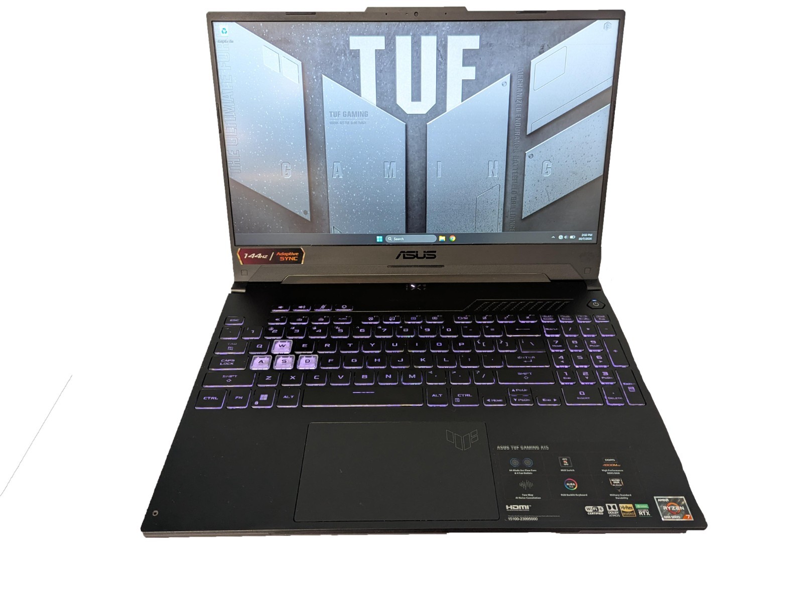 Asus TUF Gaming A15 Laptop Ryzen 5 RTX 3050 8GB RAM 512GB w/ Charger