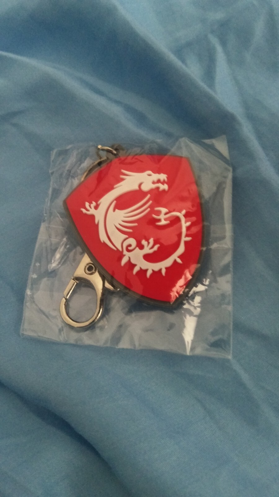 Genuine MSI Red Dragon BEDGET KEY CHAIN 4cm x 5cm