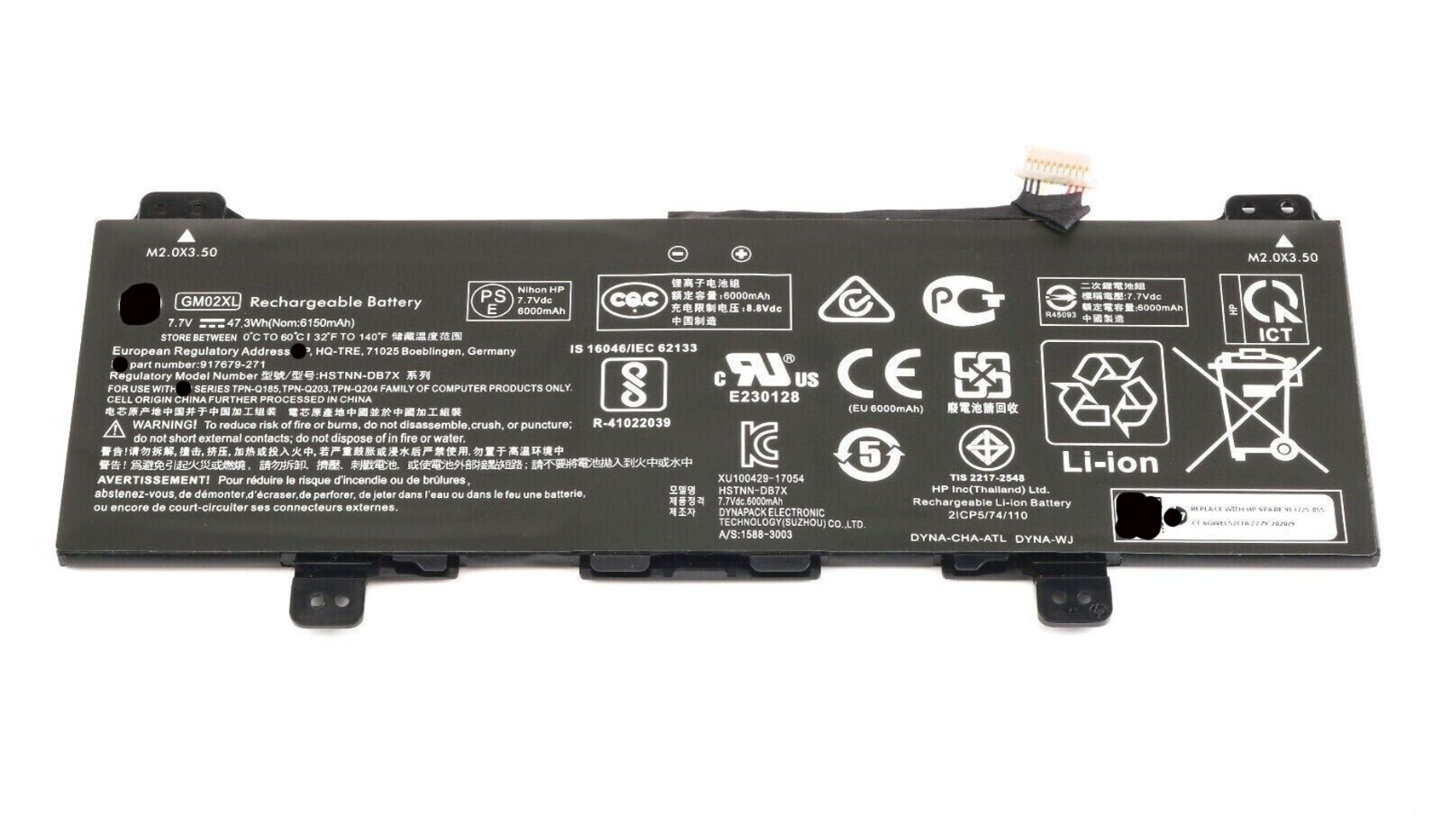 Original Battery for HP Chromebook 11 G6 EE (Education Edition), G7 EE, G8 EE