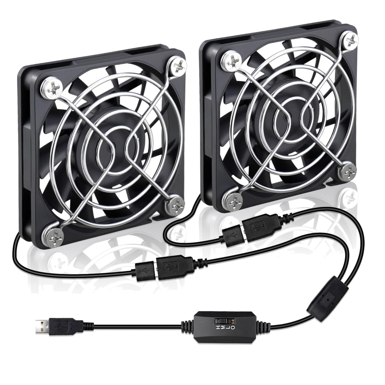 Compact 5V USB Cooling Fan for Gaming Electronics