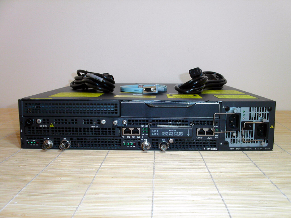 Cisco 7140-2AE3 Router Dual ATM E3, Dual 10/100 FE
