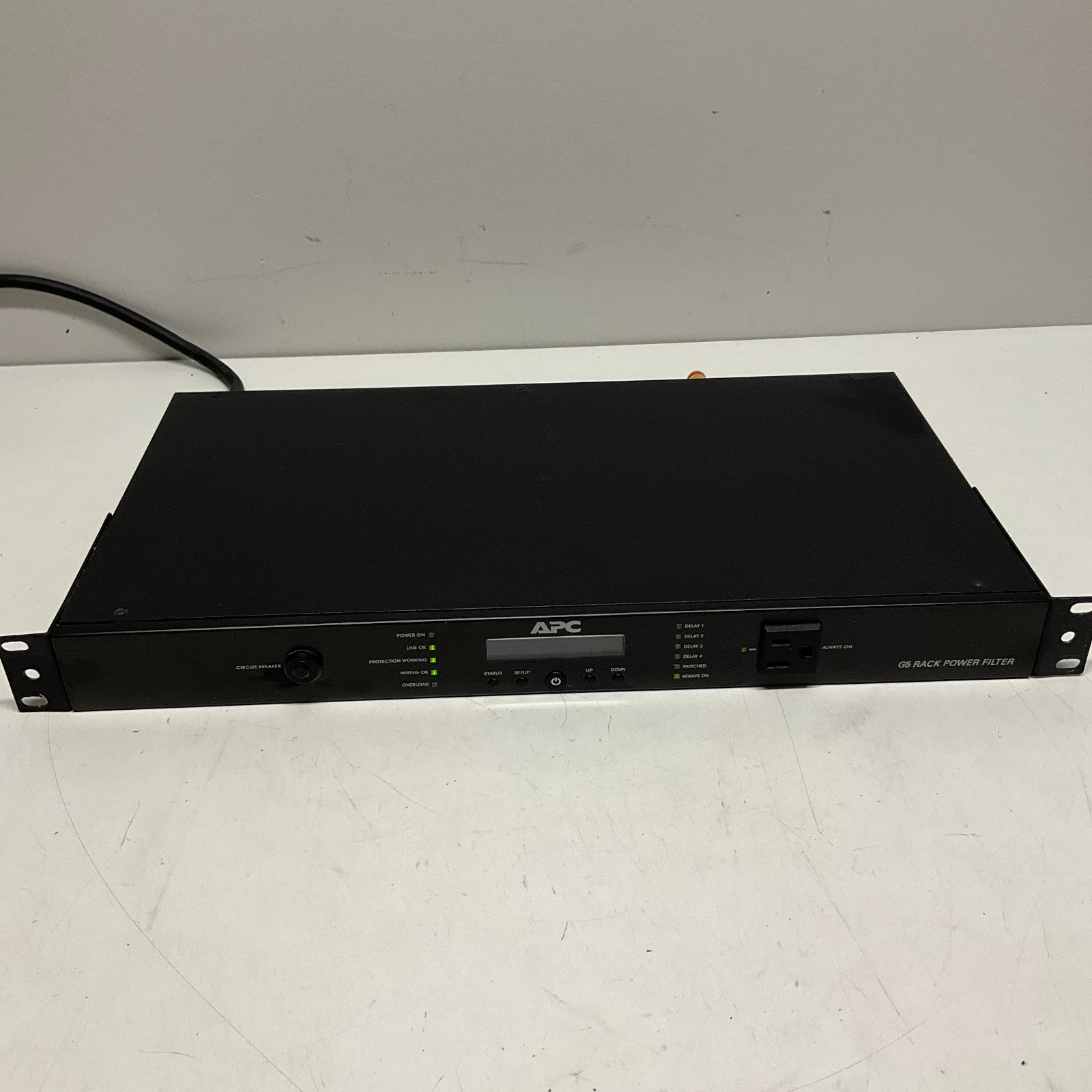 Genuine APC AV 15 Amp G5 BLK Rack Power Filter, 120V Tested