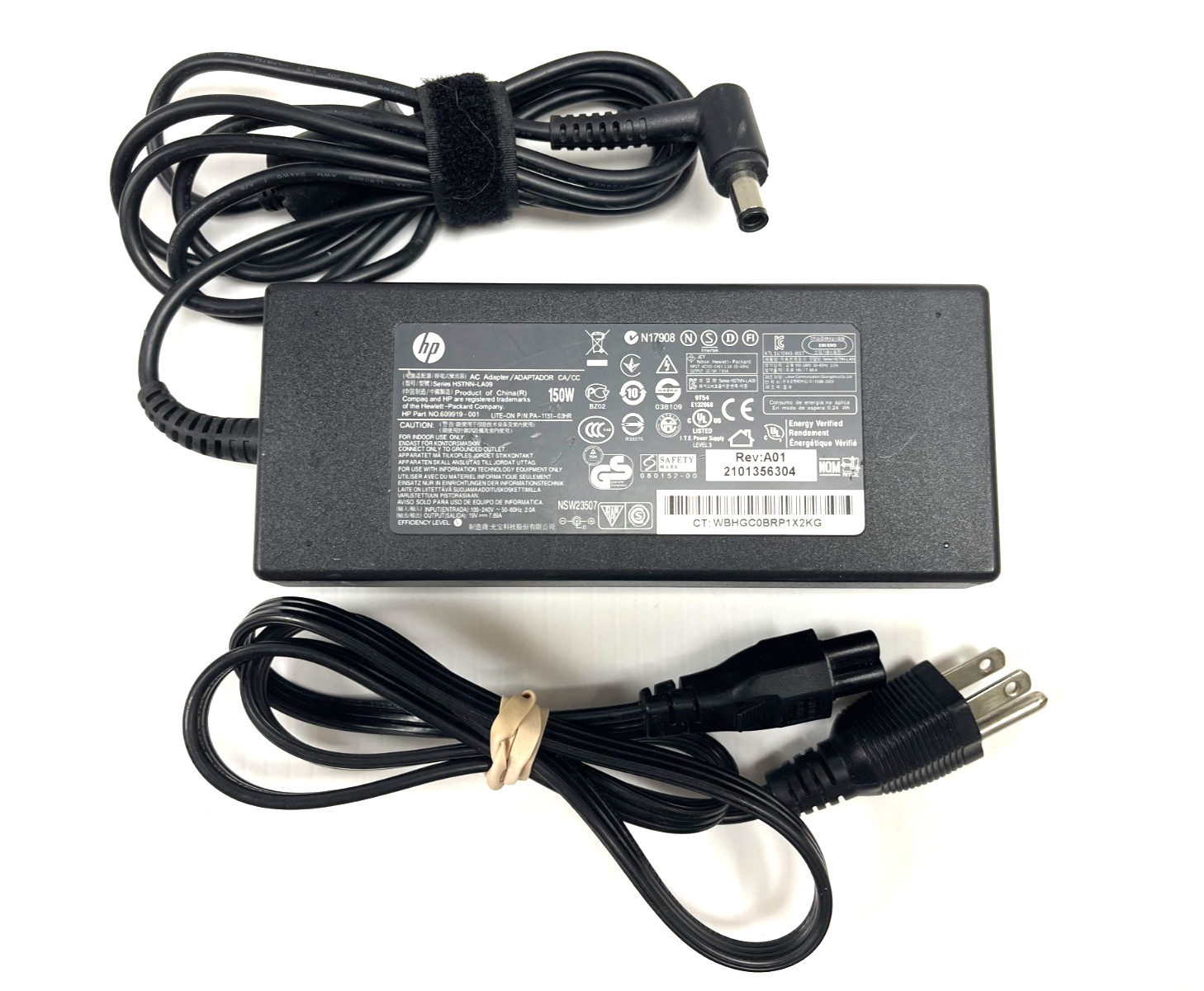 Genuine HP 150W AC Adapter Charger 19.5V 7.7A HSTNN-DA27 7.4mm Tip
