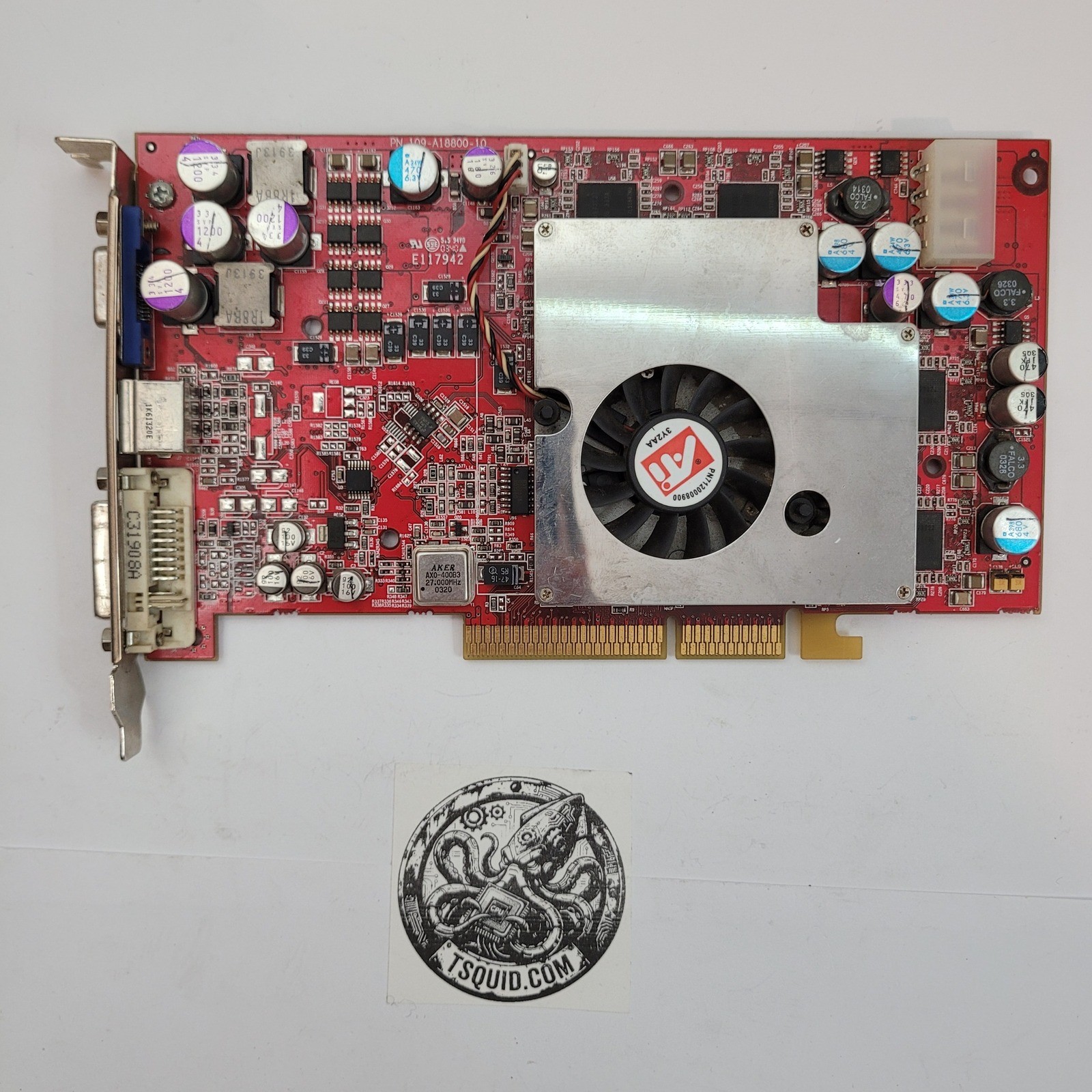 ATI Radeon 9800 Pro 256M AGP Graphics Card Video GPU DVI VGA S-Video 102A1880510