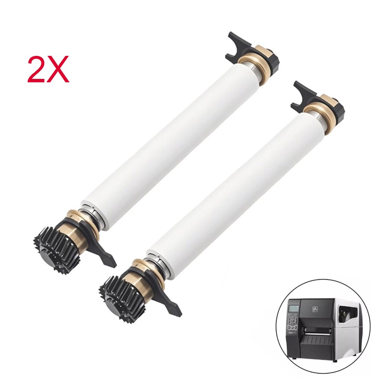 2pcs US P1037974-028 Platen Roller for Zebra ZT230 ZT220 ZT210 ZT231 ZT221 ZT211