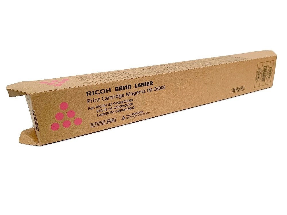 NEW OEM Ricoh Savin Lanier 842281 Magenta Printer Cartridge IM C6000 C4500 Toner