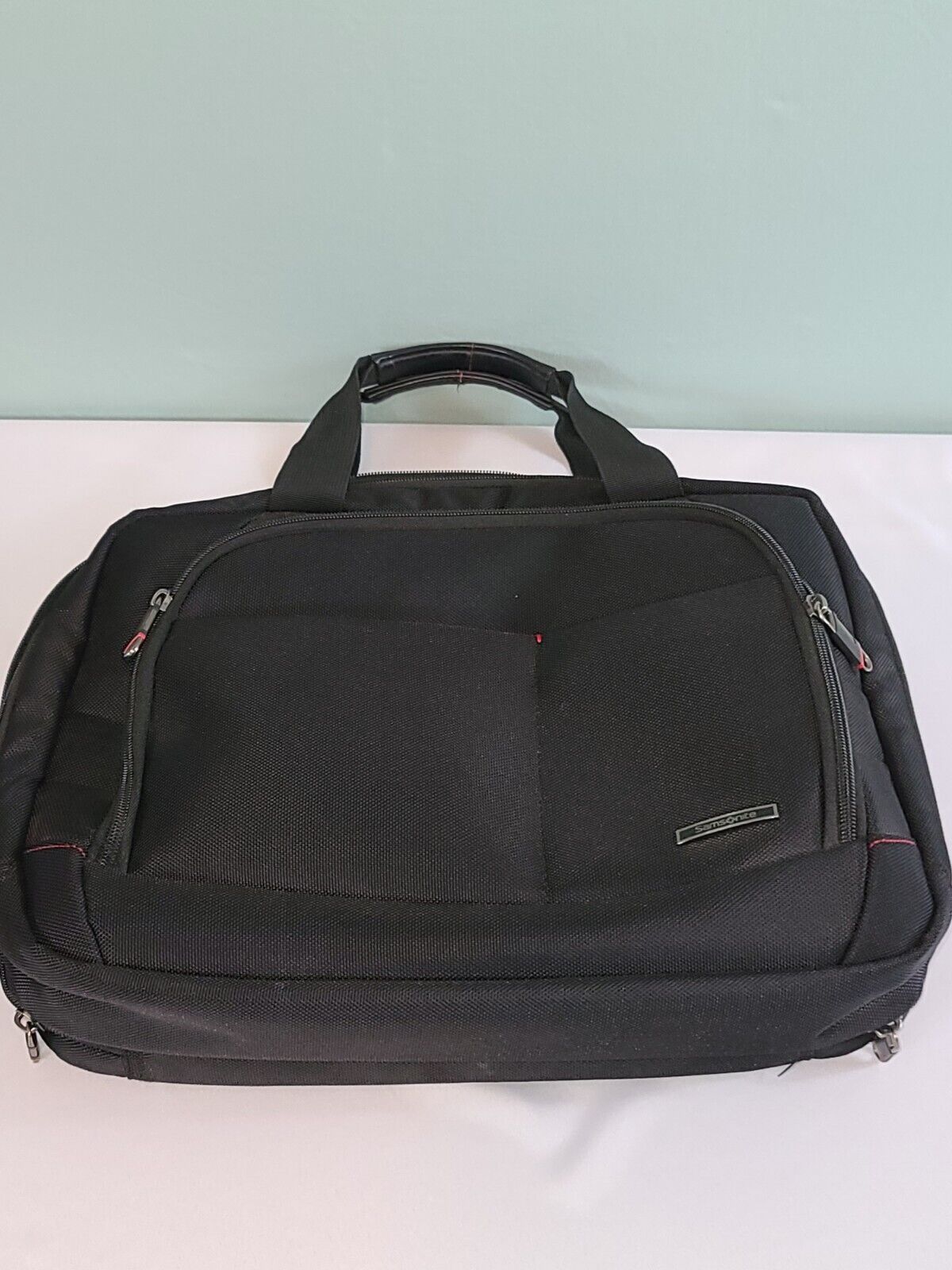 Samsonite Xenon 2 Laptop Portfolio Bag Carrying Case, Black Polyester 
