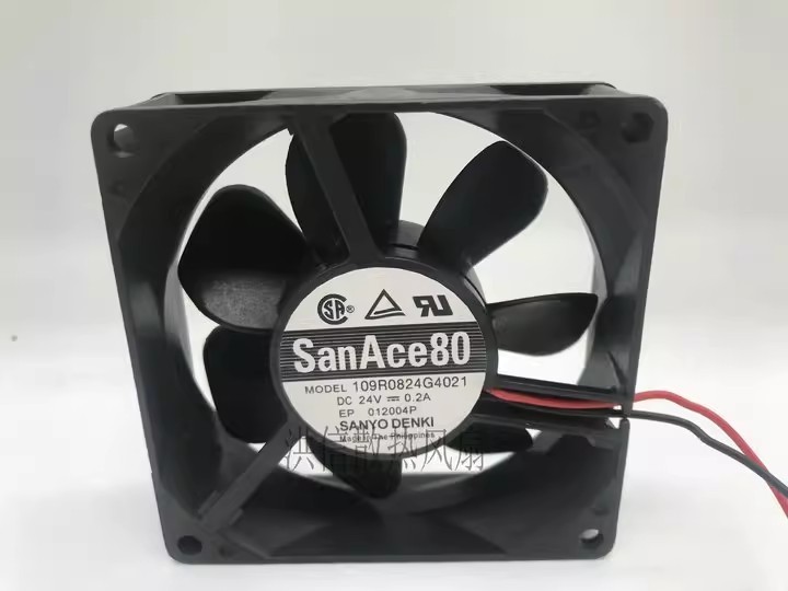 1PCS SANYO 109R0824G4021 DC24V 0.2A 8CM 8025 Variable-Speed Cooling Fan