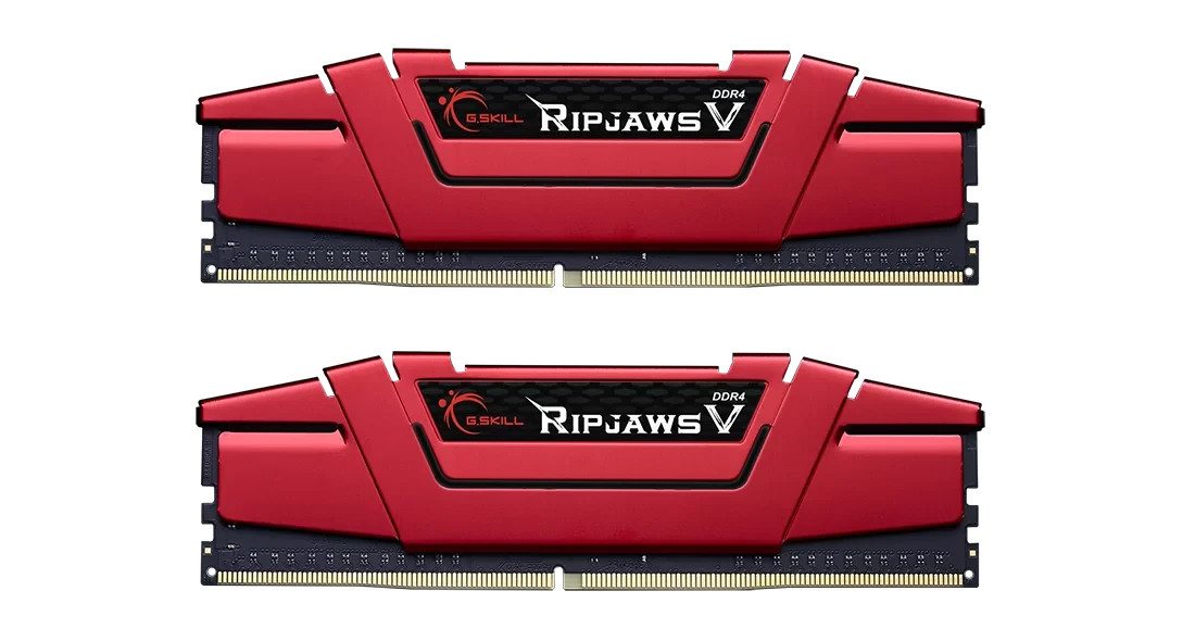 G-Skill Ripjaws F4-2400C15D-8GVR DDR4-2400 4Gx2 Memory RAM 8GB Pair