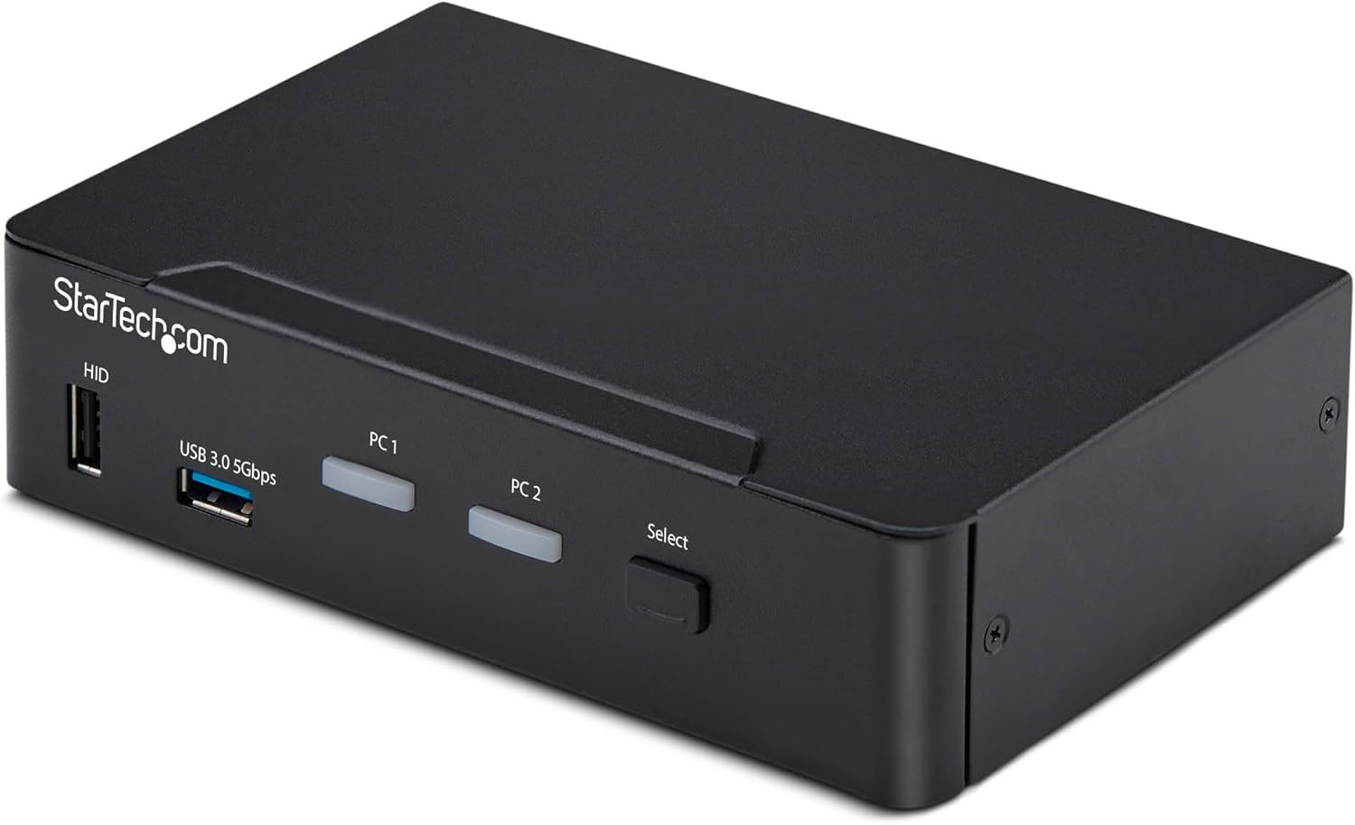.Com 2-Port Displayport KVM Switch, 4K 60Hz, DP 1.2, HDCP 1.4, EDID Management, 