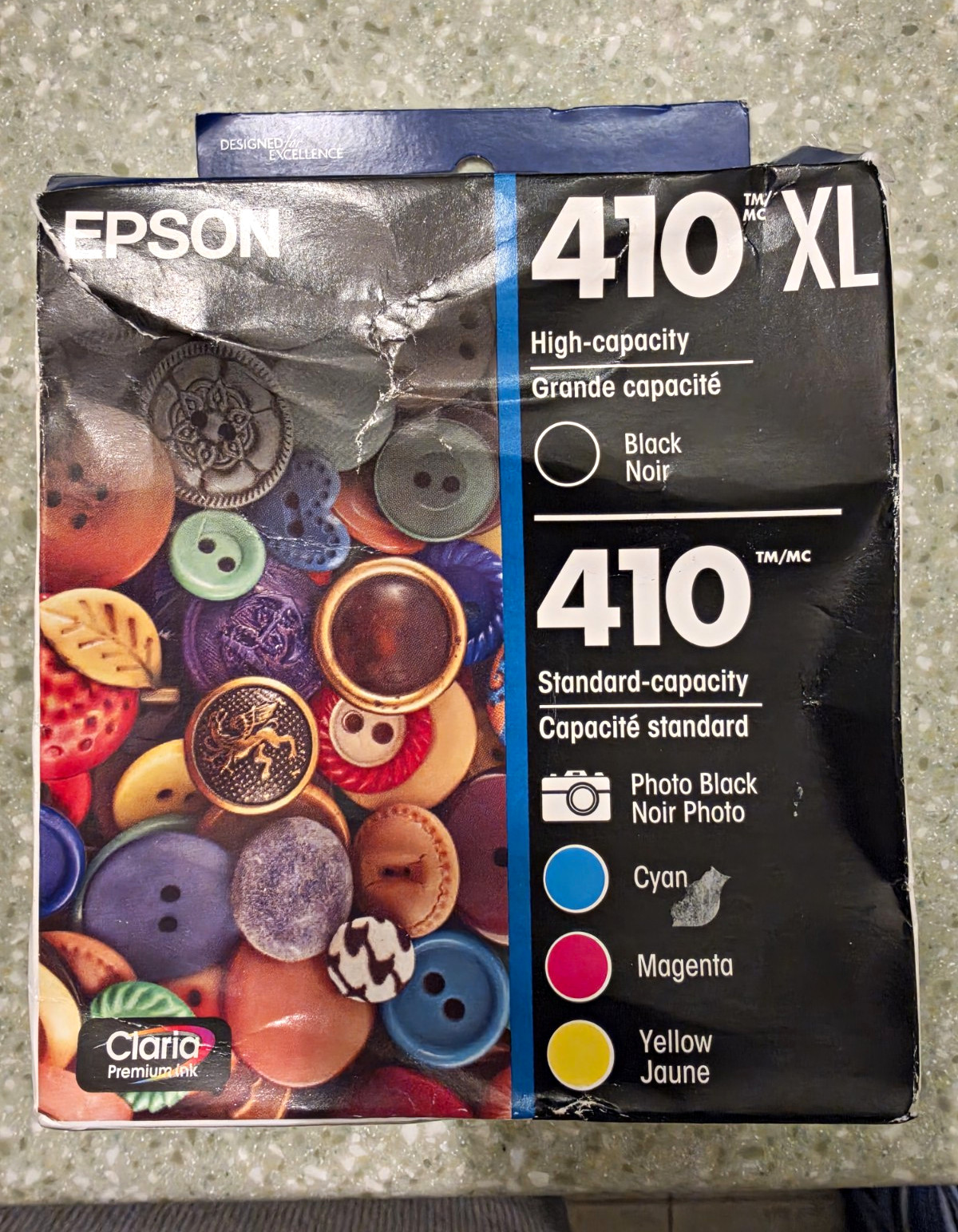 Genuine Epson 410XL 410 T410XL-BCS 5-Pack Ink Cartridges New 01/2029 XP-7100