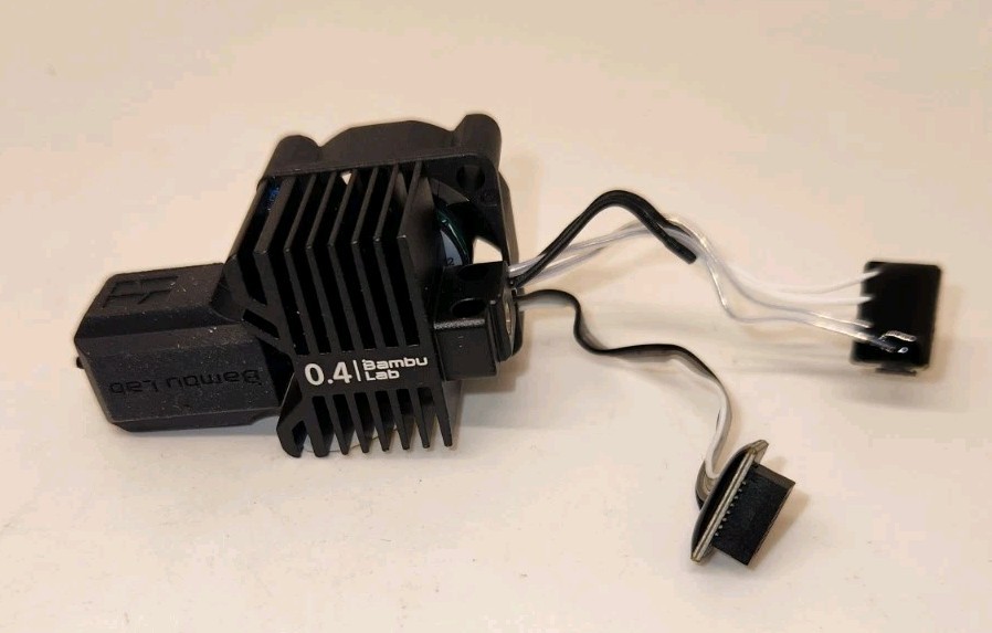 Hotend Nozzle Kit 0.4mm 300℃ with Fan Thermistor Ceramic Heater for Bambu Lab