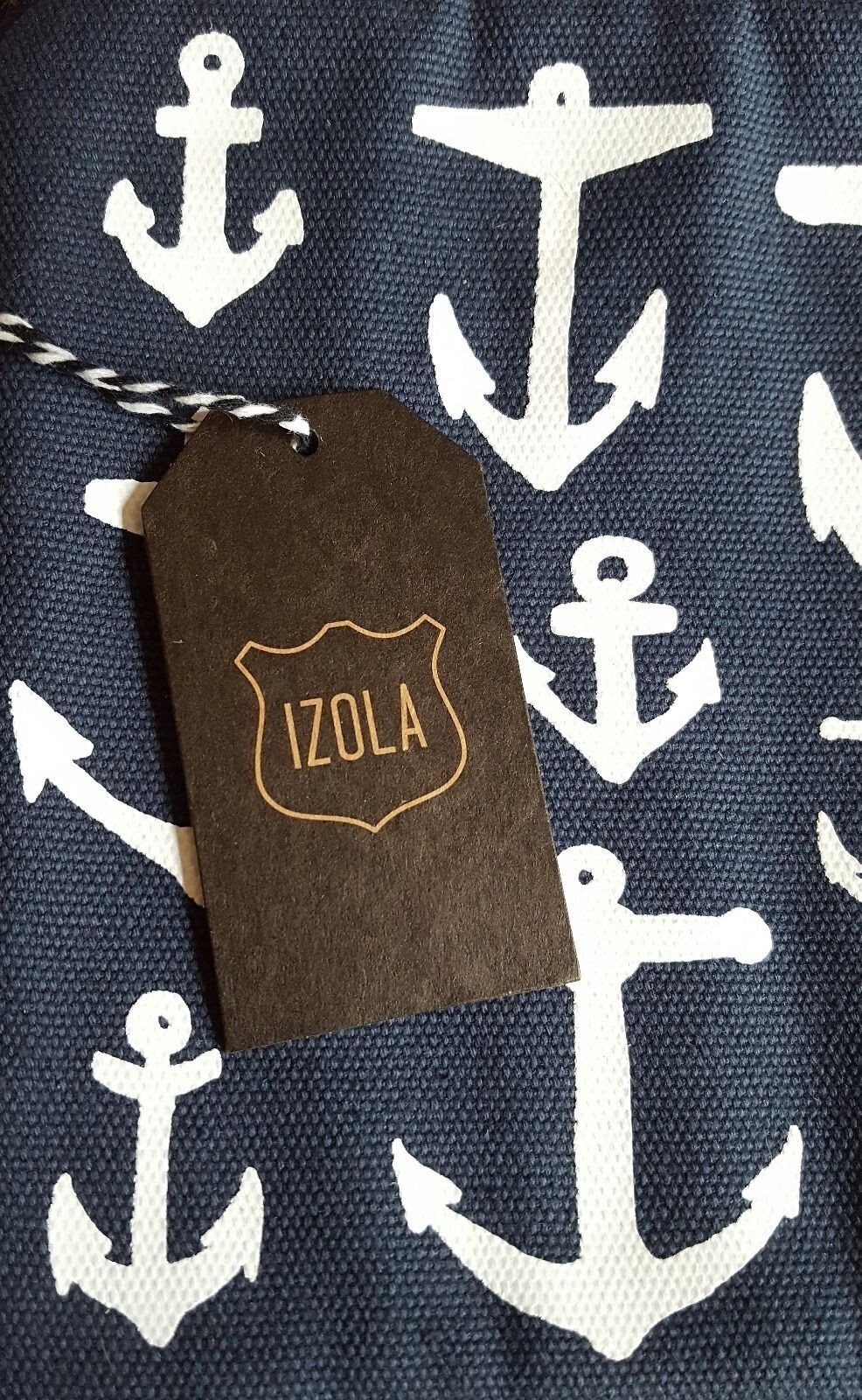 NEW Banana Republic Izola iPad Tablet Canvas Pouch Cover Case Anchor Nautical