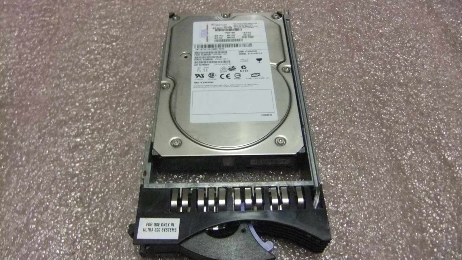 IBM 26K5153 90P1310 90P1306 146.8GB 10K U320 SCSI 80PIN 3.5" HDD HARD DRIVE