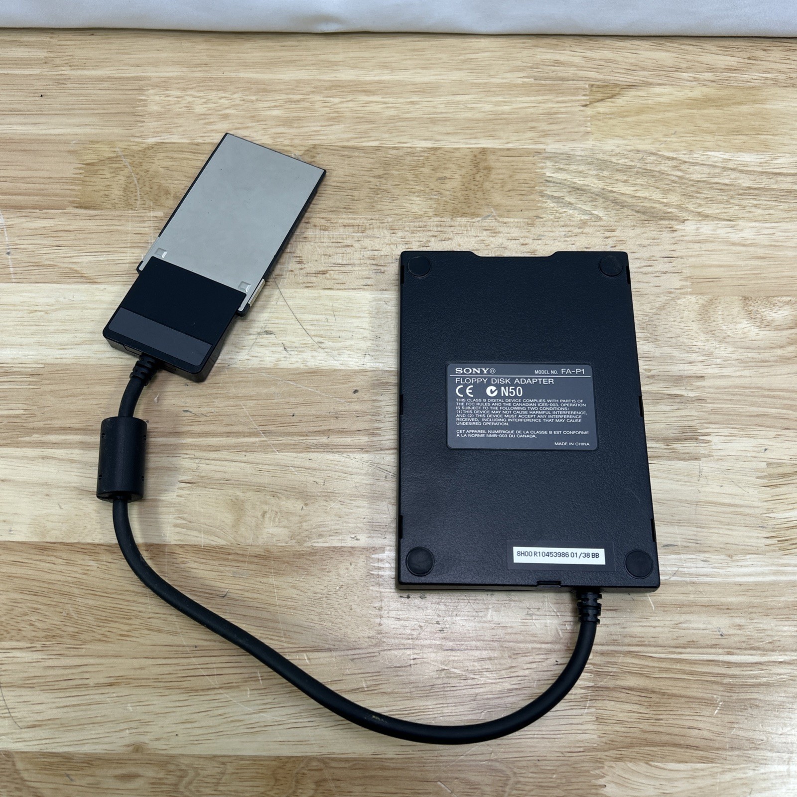 Sony FA-P1 Floppy Disk PCMCIA External Adapter Vintage Computer Accessory OEM