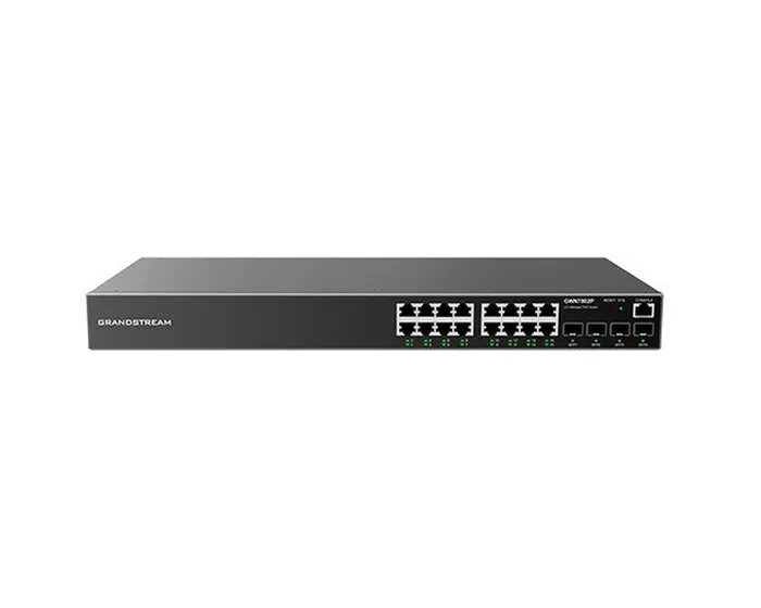 New - Grandstream GWN7802P - Managed 16 Port PoE Switch - Enterprise