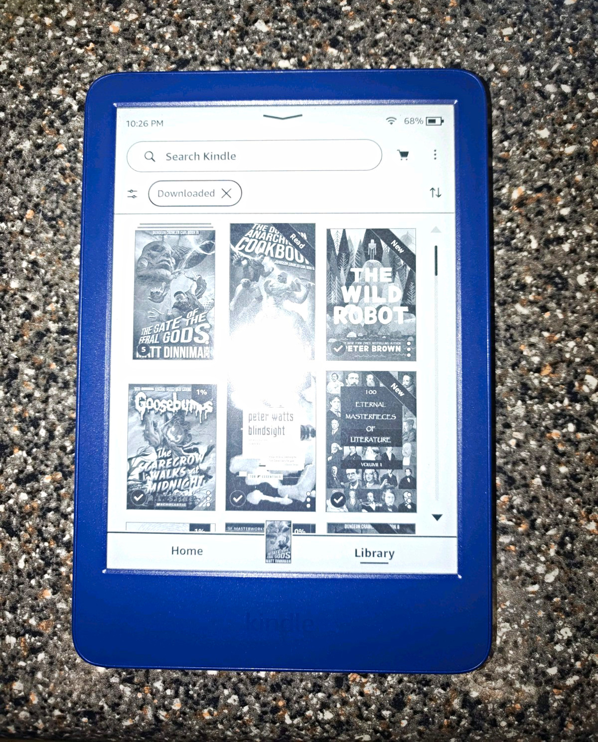 Amazon Kindle 6in (2022) Blue 16gb W/ Lockscreen Ads