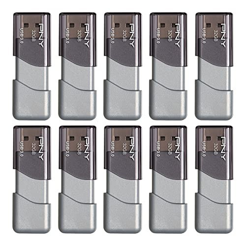 Flash Drive 32GB USB 3.0 Portable Storage 10 Pack for PC Mac