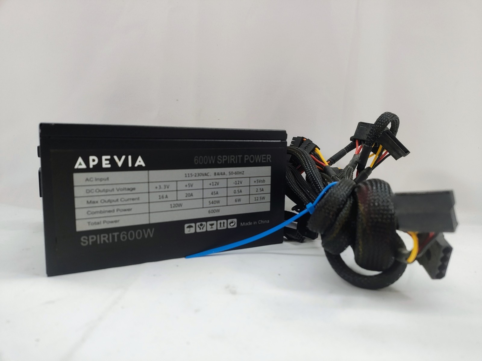 Apevia SPIRIT 600W ATX Power Supply Desktop PC PSU