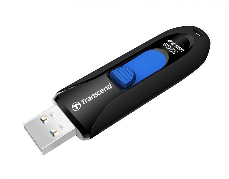 32GB Transcend JetFlash 790 USB3.0 Flash Drive up to 90MB/sec - Retractable USB 