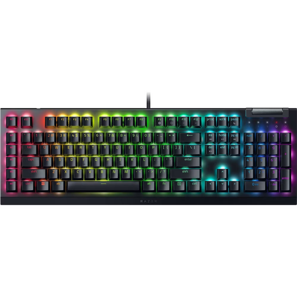 Razer BlackWidow V4 X Mechanical Gaming Keyboard with Razer Chroma RGB: Aluminum