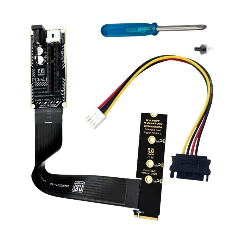 M.2 M Key Nvme To PCIe4.0 Extension Cable Adapter Data Transfer Board