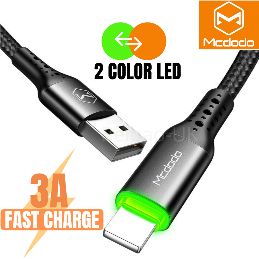 4FT 6FT USB Cable Heavy Duty For iPhone 11 XR 8 Charger Fast Charging Data Cord