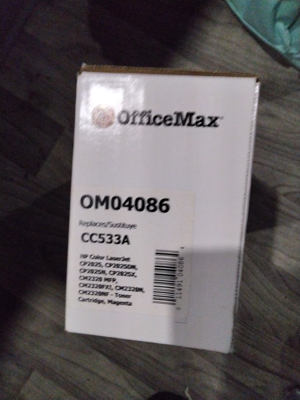 Office Max 04086 Printer Cartridge- (HP 304A Magenta Toner Cartridge, CC533A)