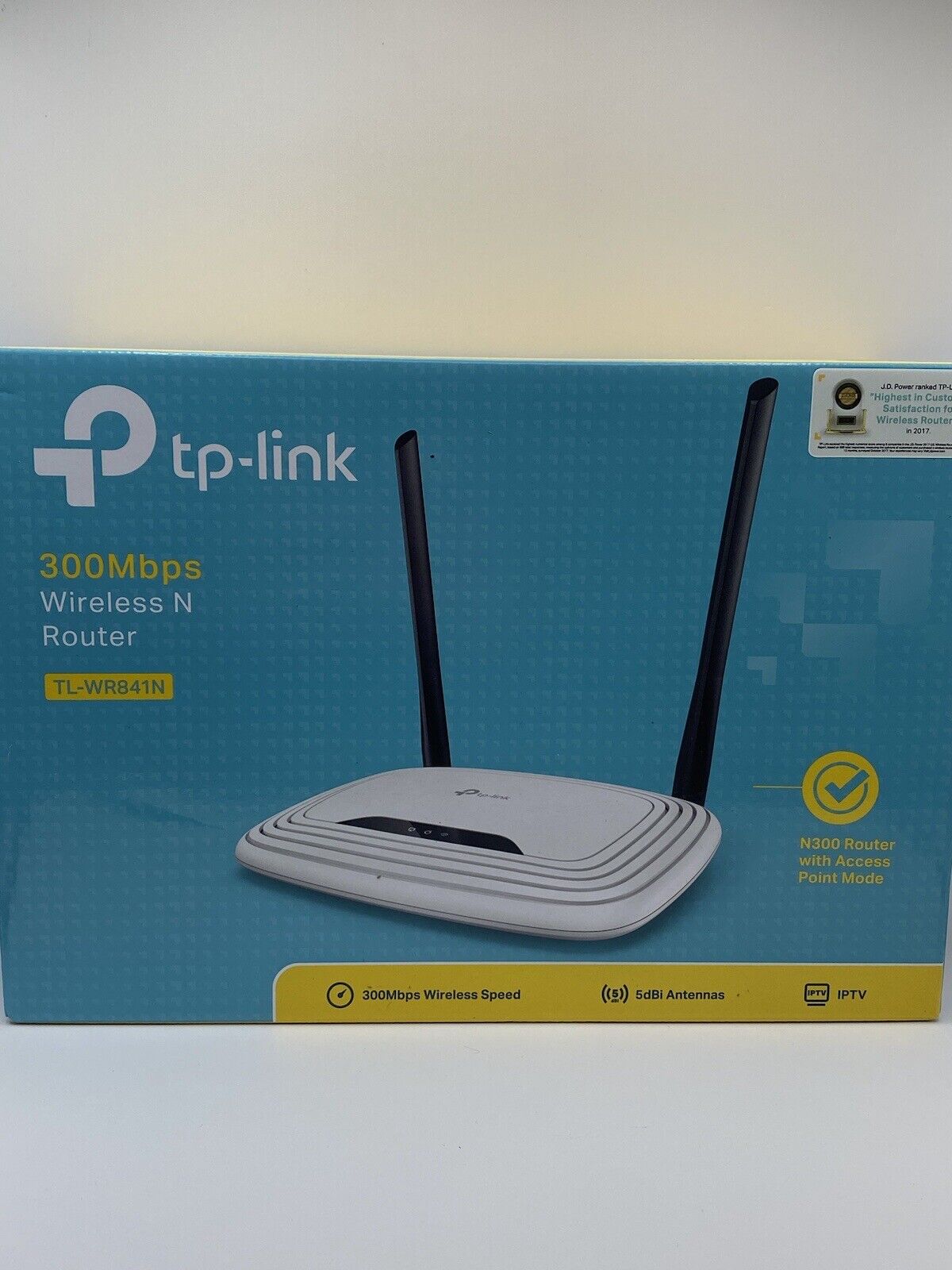 TP-Link TL-WR841N 2.4GHz N300 300Mbps Wireless WiFi N Router  Range Extender NIB