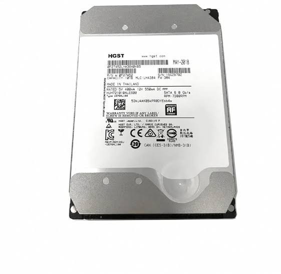 HGST 0F27402 10TB 7.2K 12Gb/s SAS 3.5" Ultrastar He10 HDD For Parts