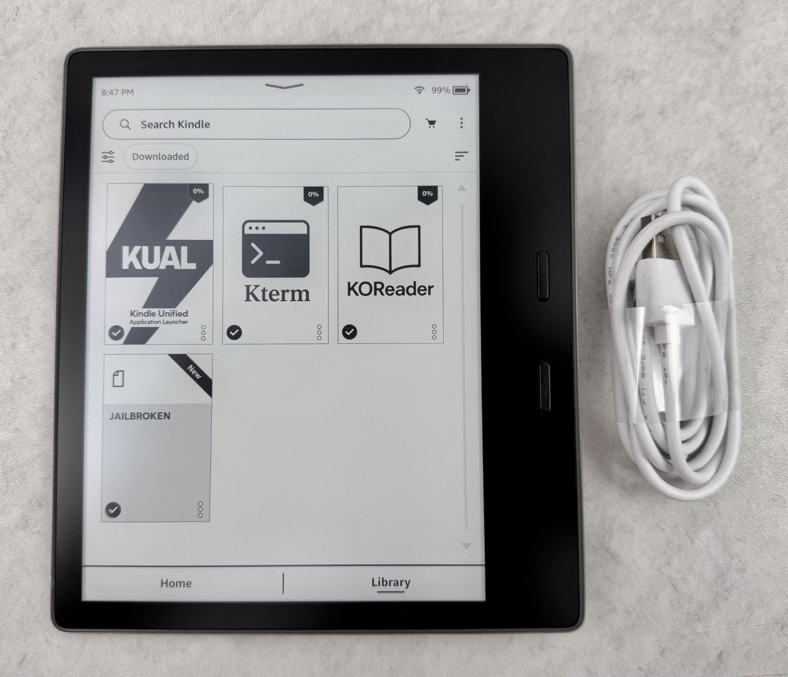 Amazon Kindle Oasis 9th Generation 8GB KO Reader Kual Alpine Wi-Fi 7in Graphite