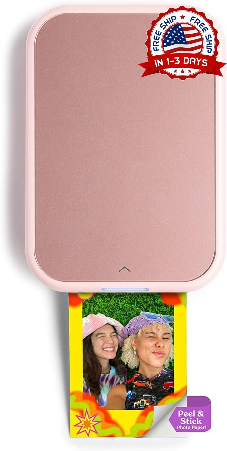 Mini impresora fotográfica, imprime desde dispositivos iOS y Android compatibles