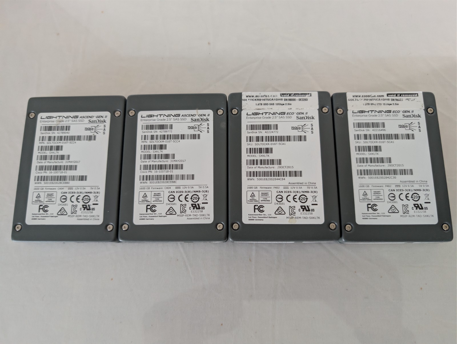 SanDisk Lightning Ascend Gen II 1.6TB 12Gb/s SAS 2.5" Enterprise SSD