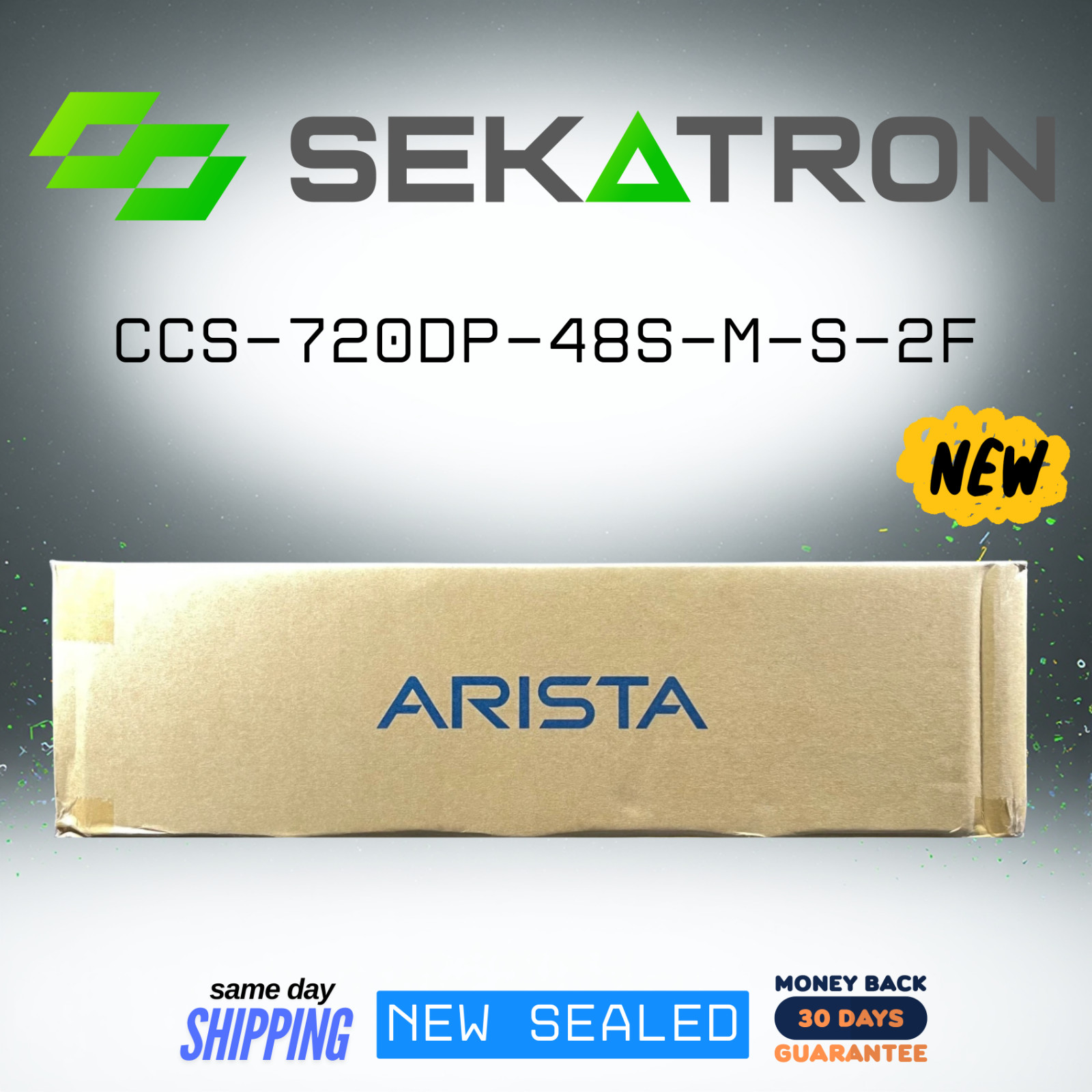 🔀 Arista CCS-720DP-48S-M-S-2F 48-Port Gigabit PoE+ Managed Switch • 4×10G SFP+⚡