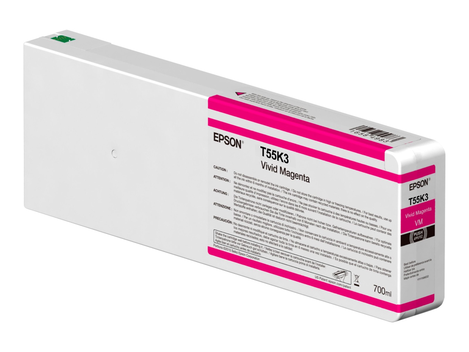 Epson UltraChrome HDX/HD viv cartridge mag. 700ml T55K3N C13T55K30N
