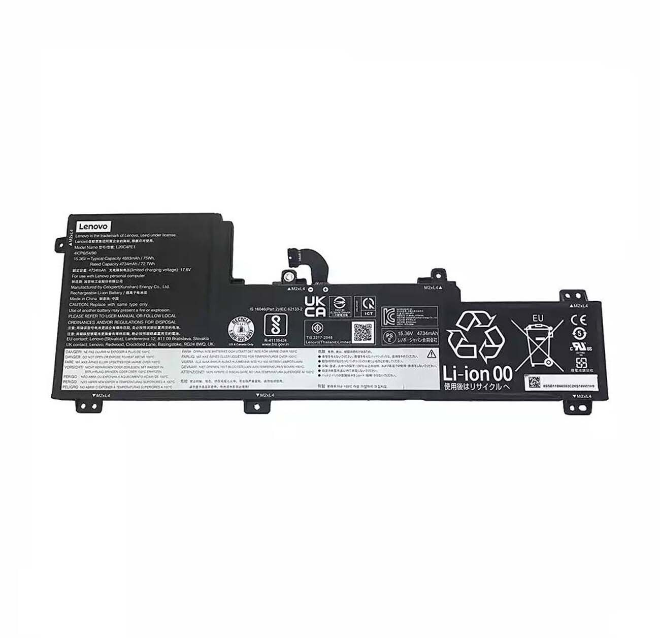 Genuine Battery L20M4PE1 L20C4PE1 For Lenovo IdeaPad 5 Pro 16ACH6 16IHU6 Series